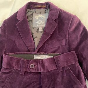 Appaman Kids Velvet Blazer and Pants Suit